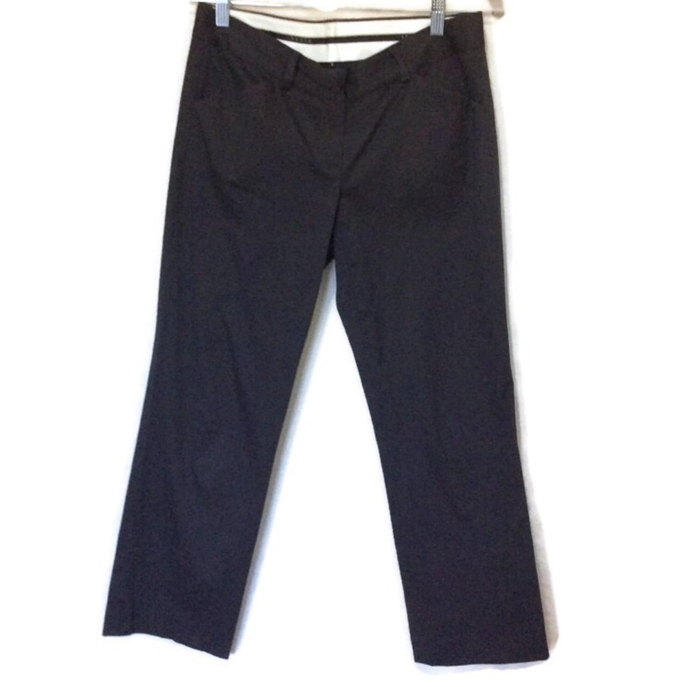 Theory Brown Cropped Dress Pants sz 4